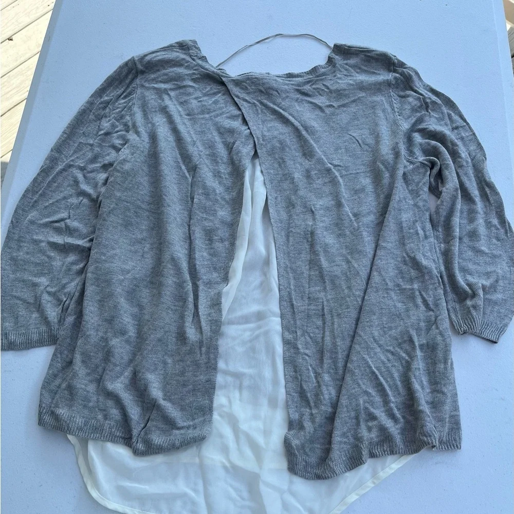 Verve Ami blouse gray color new with‎ tags